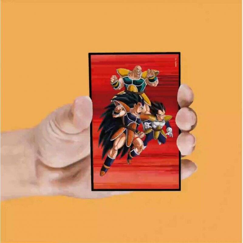 DRAGON BALL Z - Personnages - Set de 4 Magnet Lenticulaire