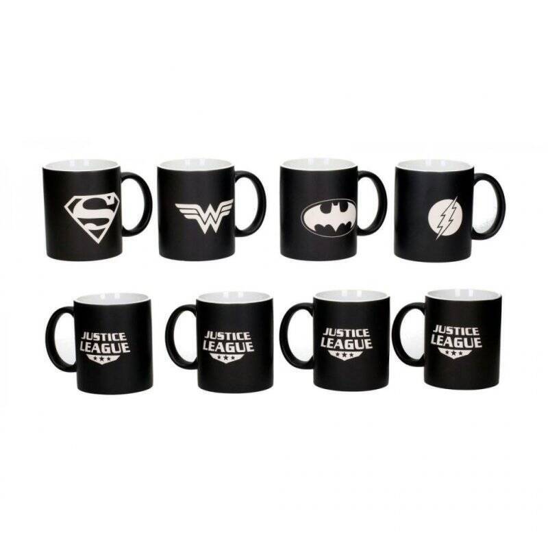 DC - Logo - Set de 4 Mug en céramique "30x24x9cm"
