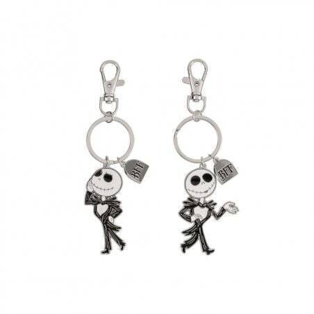 NIGHT BEFORE XMAS - Set de 2 Portes-Clé BFF en Métal