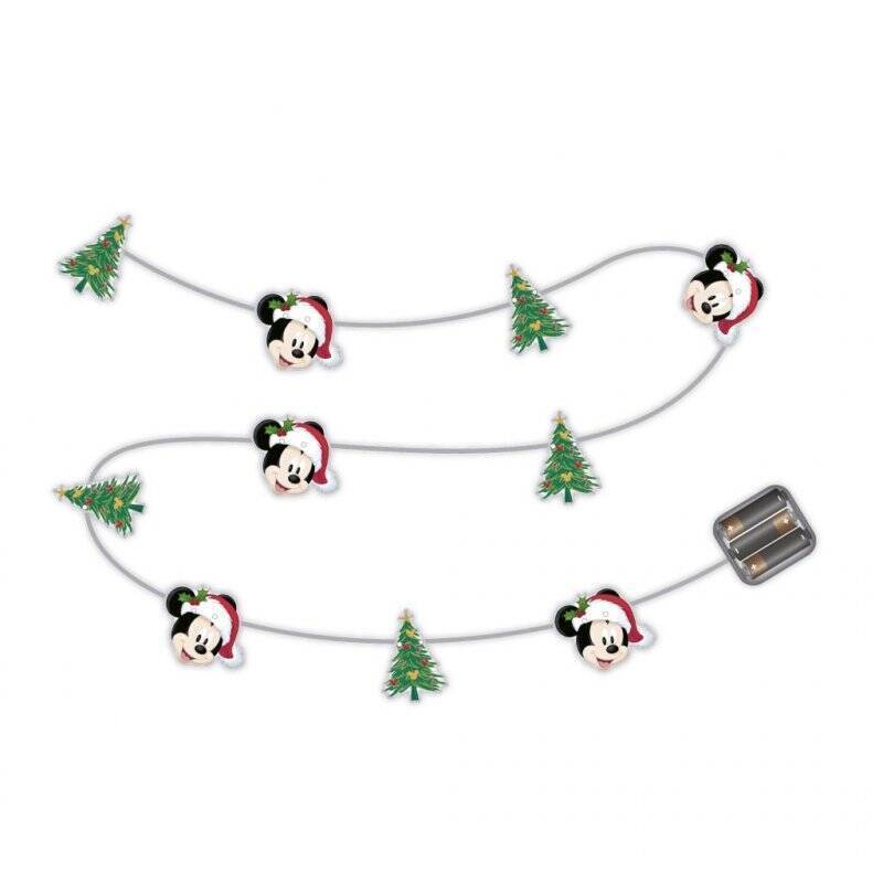 MICKEY - Guirlande Lumineuse Noël - 10 LED - 30 cm