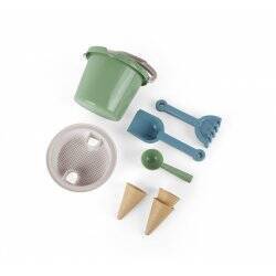 Dantoy - Bucket set w. Ice cream cones - Green (4800)