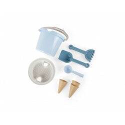 Dantoy - Bucket set w. Ice cream cones - Blue (4802)