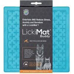 LICKI MAT - Dog Bowl Buddy Light Blue 20X20Cm - (645.5353)