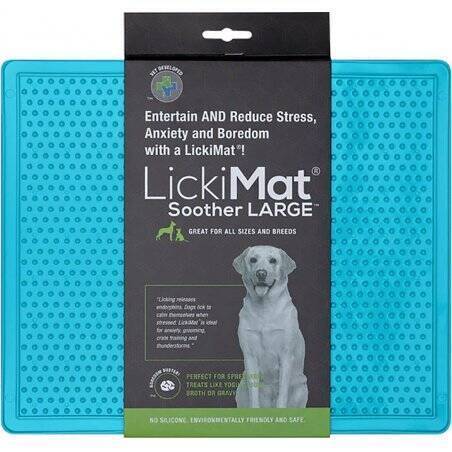 LICKI MAT - Dog Bowl Soother Xl Light Blue 30,5X25,5Cm - (645.5394)