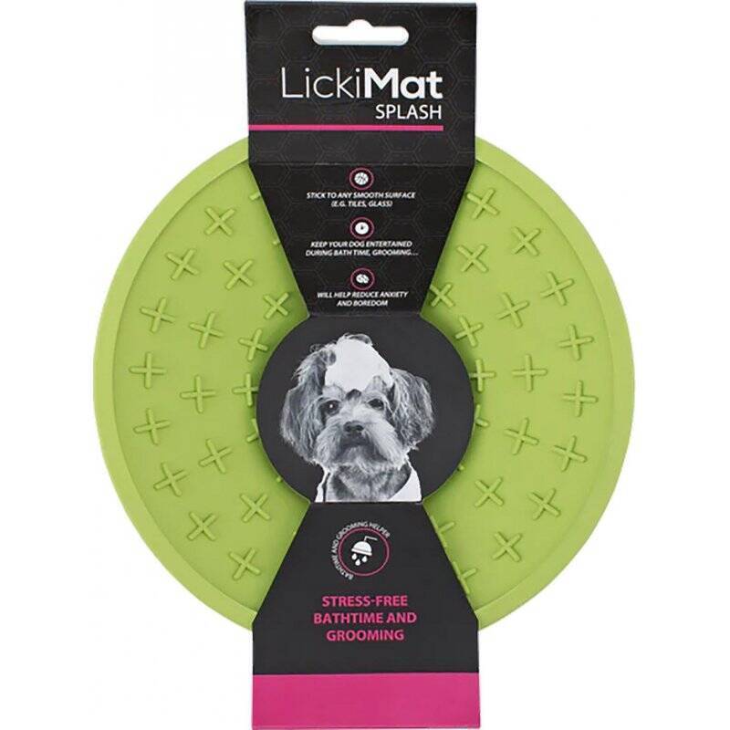 LICKI MAT - Dog Bowl Splash Green 19Cm - (645.5326)