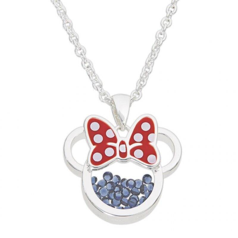 MINNIE - Collier Anniversaire en Laiton Plaqué Argent - Septembre