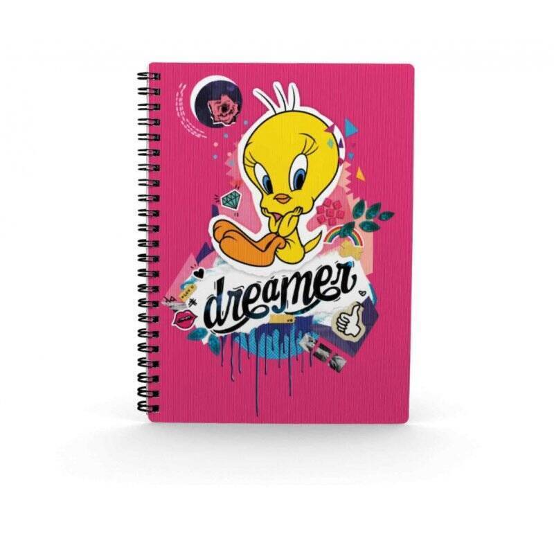 LOONEY TUNES - Piolin Dreamer - Cahier Effet 3D "15x21x2cm"