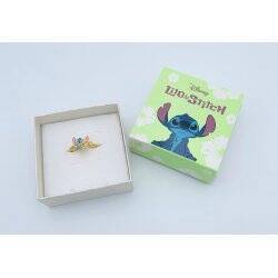 STITCH - Bague Ajustable - Laiton Plaqué