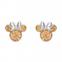 MINNIE - Clous d'Oreilles Anniversaire en Laiton Plaqué - Juin