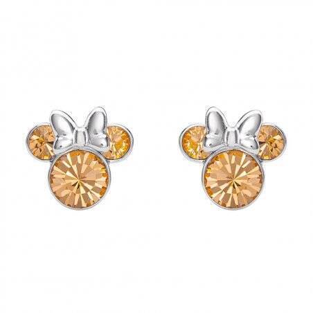 MINNIE - Clous d'Oreilles Anniversaire en Laiton Plaqué - Juin