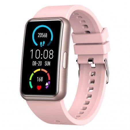 Montre Connectée Abyx Etna Rose pourpre