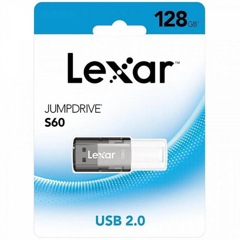 STOCK77 - Clé Usb Lexar Jumpdrive S60 - 128Go - USB 2.0 - Plug and Play