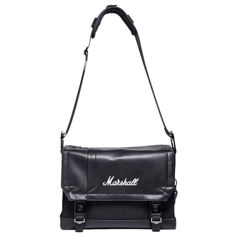 Sac À Bandoulière Messenger Noir Et Blanc Marshall
