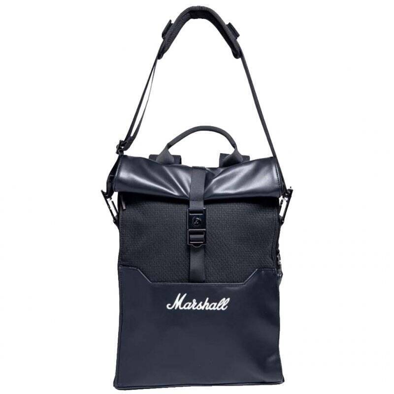 STOCKICX121-Sac à dos Rolltop Uptown MARSHALL Noir