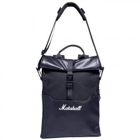 STOCKICX121-Sac à dos Rolltop Uptown MARSHALL Noir