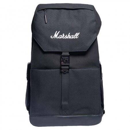 STOCKICX152-Sac À Dos Ruckstack Marshall - Contenance 28 Litres - Noir Et Logo Blanc Marshall