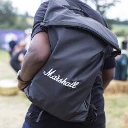 Sac À Dos Storm Rider Marshall Roll Top Urban Style Noir Logo Blanc