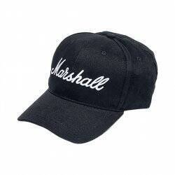 Marshall Black Baseball Capwith White Logo