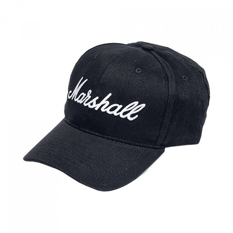 Marshall Black Baseball Capwith White Logo