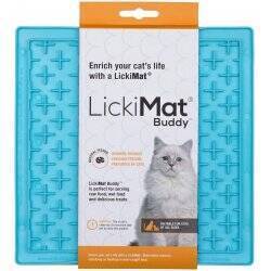 LICKI MAT - Cat Buddy Light Blue 20X20Cm - (785.5350)
