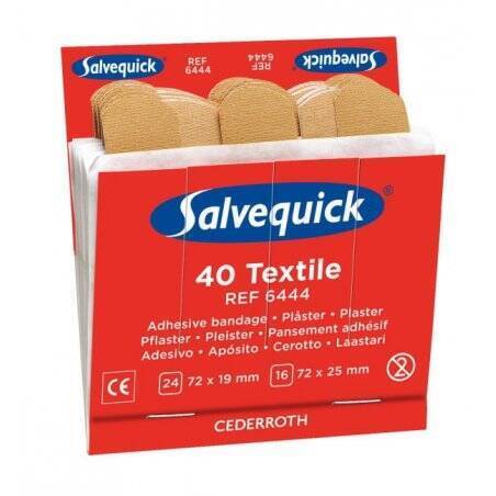Salvequick - Textile Plaster - 2 sizes - 40 pcs
