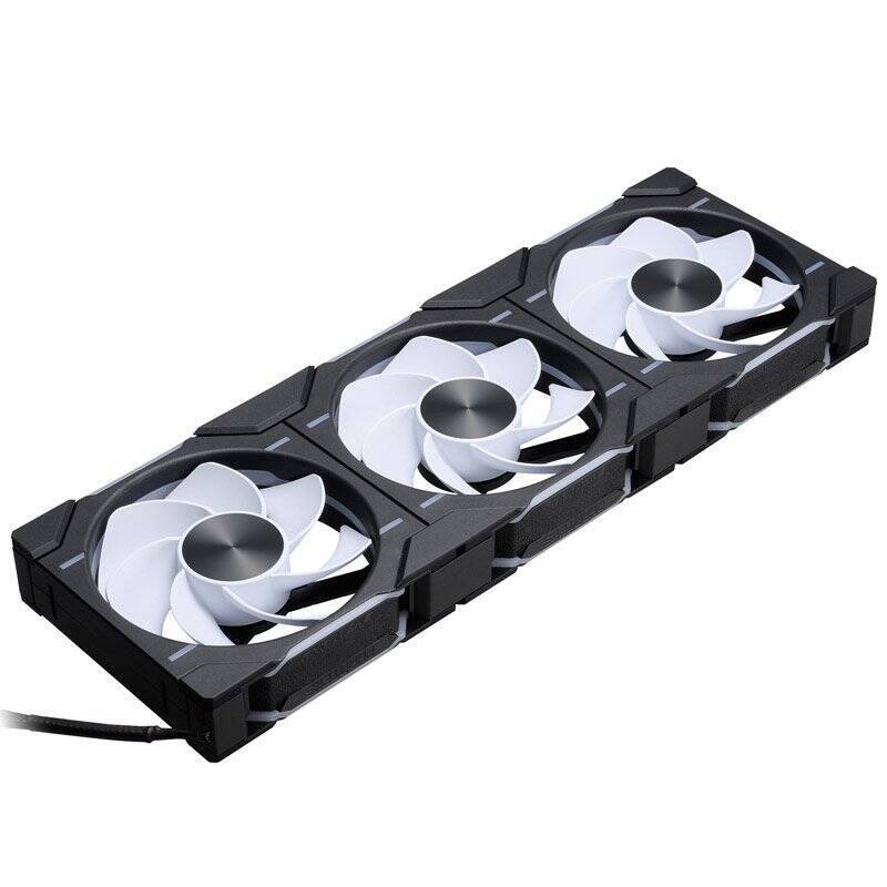 PHANTEKS D30 PWM Reverse Airflow D-RGB Lüfter, 3er Pack - 120mm, schwarz