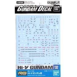 GUNDAM - Gundam Decal 132 RG 1/144 Hi-vGUNDAM - Model Kit