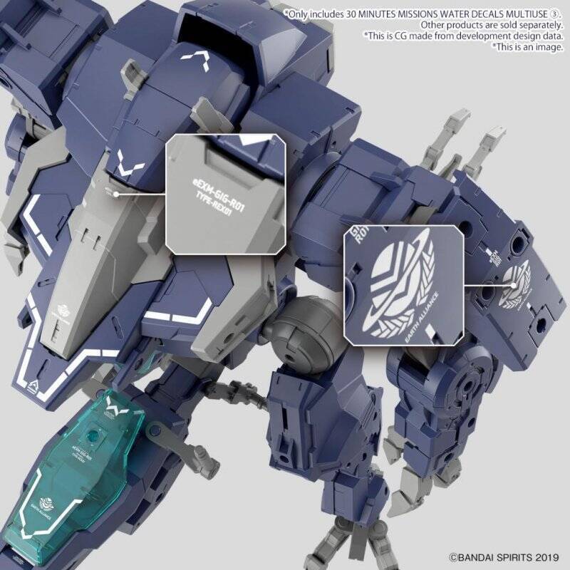 30MM - Water Decals Multiuse 3 - Model Kit