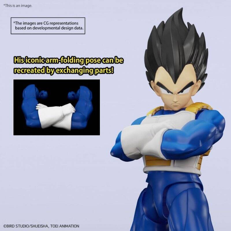 STOCKINK1-DRAGON BALL - Figure-rise Standard Vegeta (NEW SPEC Ver.) - Model Kit