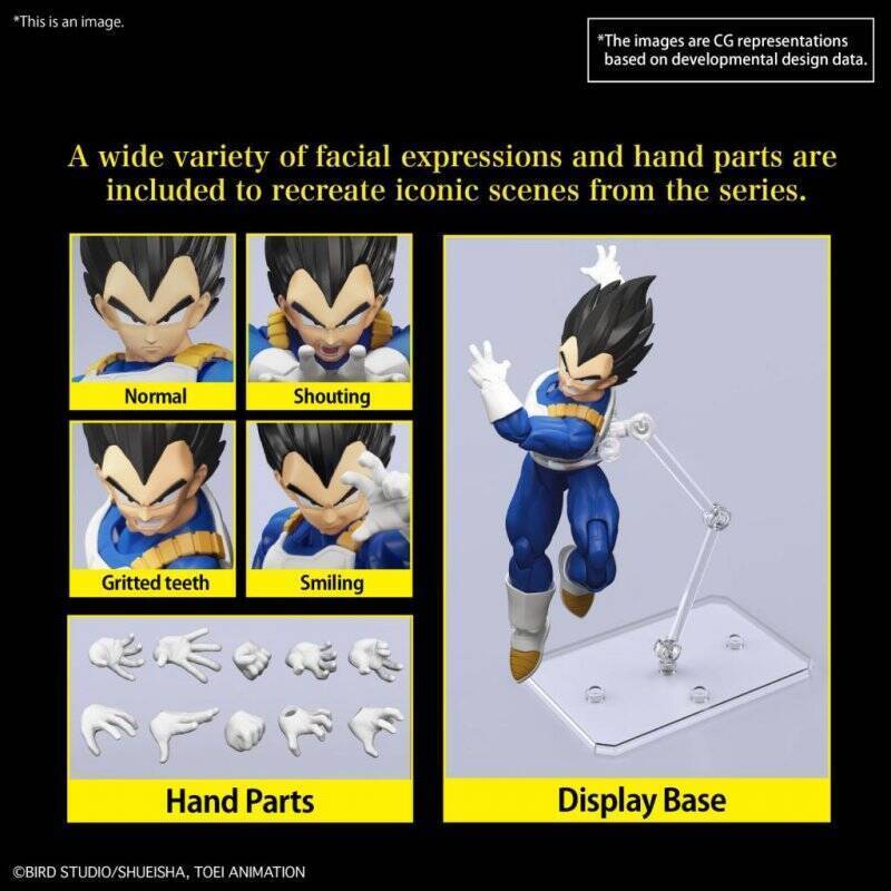 STOCKINK1-DRAGON BALL - Figure-rise Standard Vegeta (NEW SPEC Ver.) - Model Kit