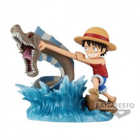 ONE PIECE - Monkey.D.Luffy - Figurine WCF-Log Stories 7cm