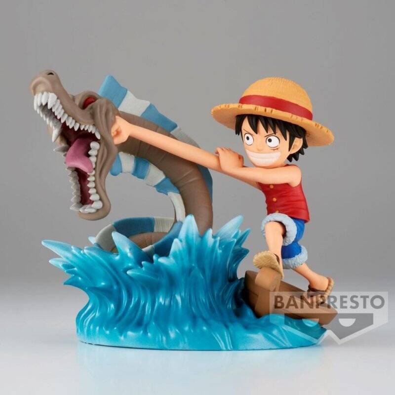 ONE PIECE - Monkey.D.Luffy - Figurine WCF-Log Stories 7cm
