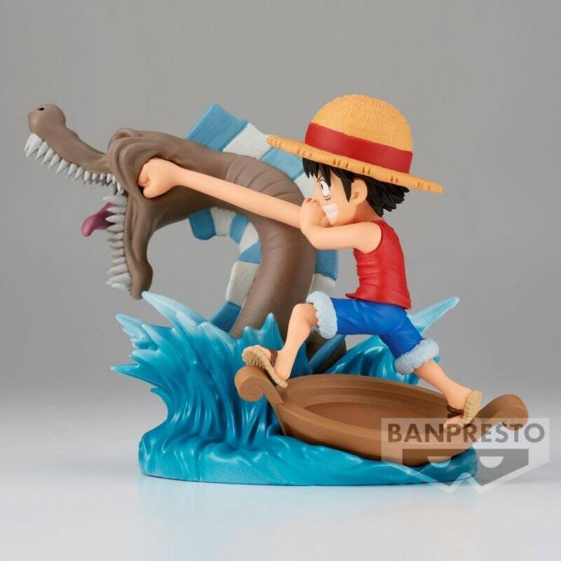 ONE PIECE - Monkey.D.Luffy - Figurine WCF-Log Stories 7cm