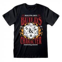 DONJONS ET DRAGONS - Builds Character - T-Shirt Homme (M)