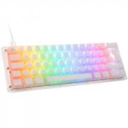 Ducky One 3 Aura White Mini Gaming Tastatur, RGB LED - Gateron Baby Kangaroo