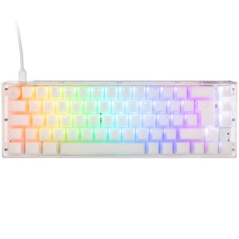 Ducky One 3 Aura White SF Gaming Tastatur, RGB LED - MX-Brown