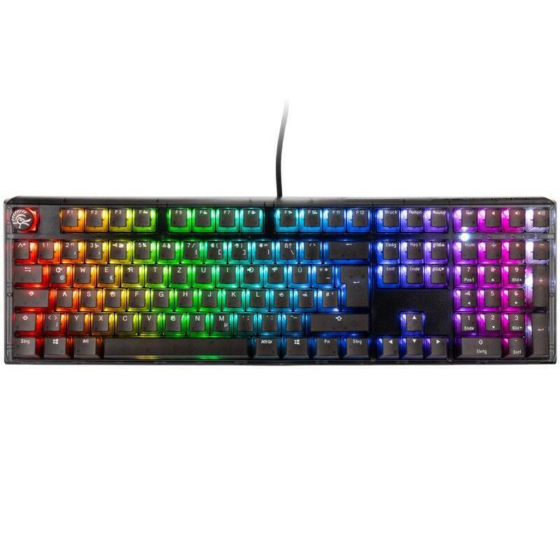 Ducky One 3 Aura Black Gaming Tastatur, RGB LED - MX-Blue