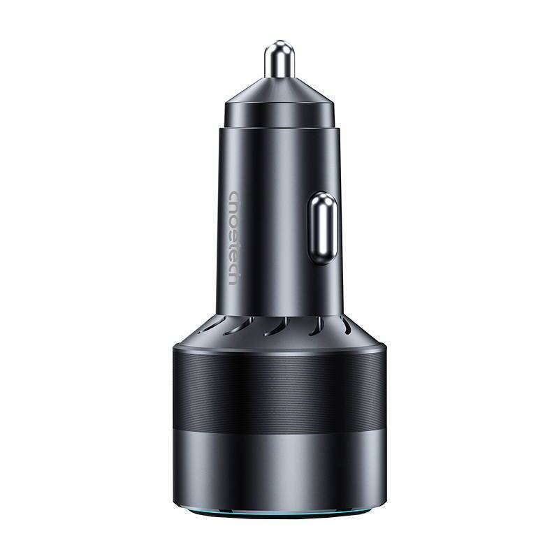Choetech TC0011 car charger 130W 2x USB C 1x USB A (black)