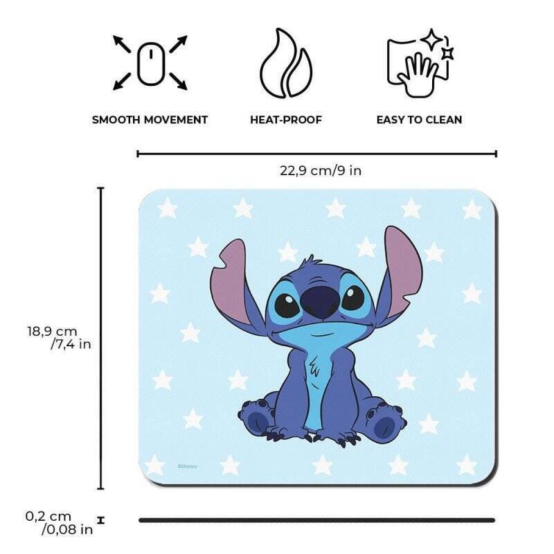 LILO & STITCH - Stitch Assis - Tapis de souris "22x18x0.3cm"