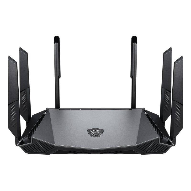 MSI RadiX AX6600 WiFi 6 Gaming Router AX6600 Tri-Band, 4x Gigabit LAN