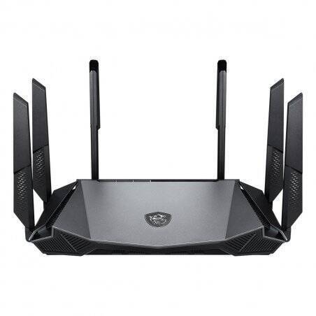 MSI RadiX AX6600 WiFi 6 Gaming Router AX6600 Tri-Band, 4x Gigabit LAN