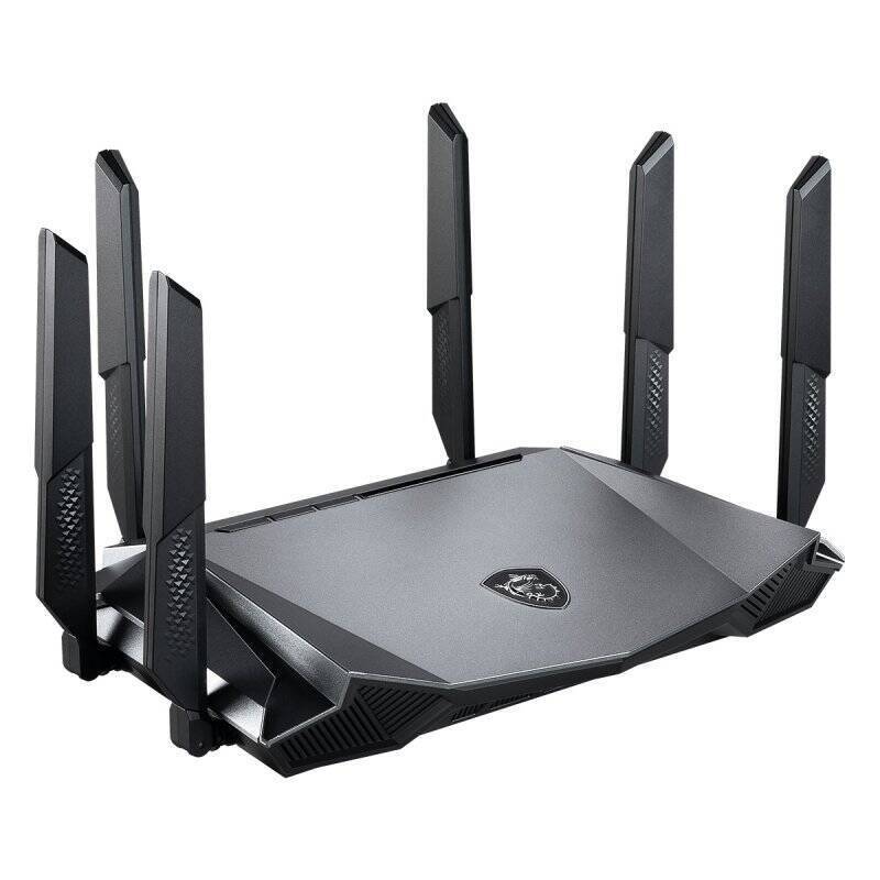 MSI RadiX AX6600 WiFi 6 Gaming Router AX6600 Tri-Band, 4x Gigabit LAN