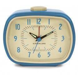 Kikkerland - Retro Alarm Clock + Blue (AC08-BL-EU)