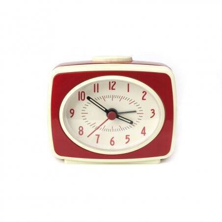 Small Classic Alarm Clock Red (AC14-RD-EU)