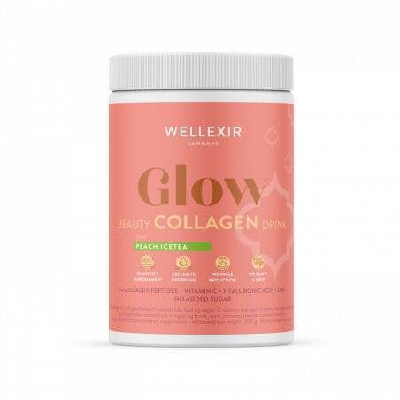 Wellexir - Glow Beauty Drink Peach Ice Tea 360 g / 60 days