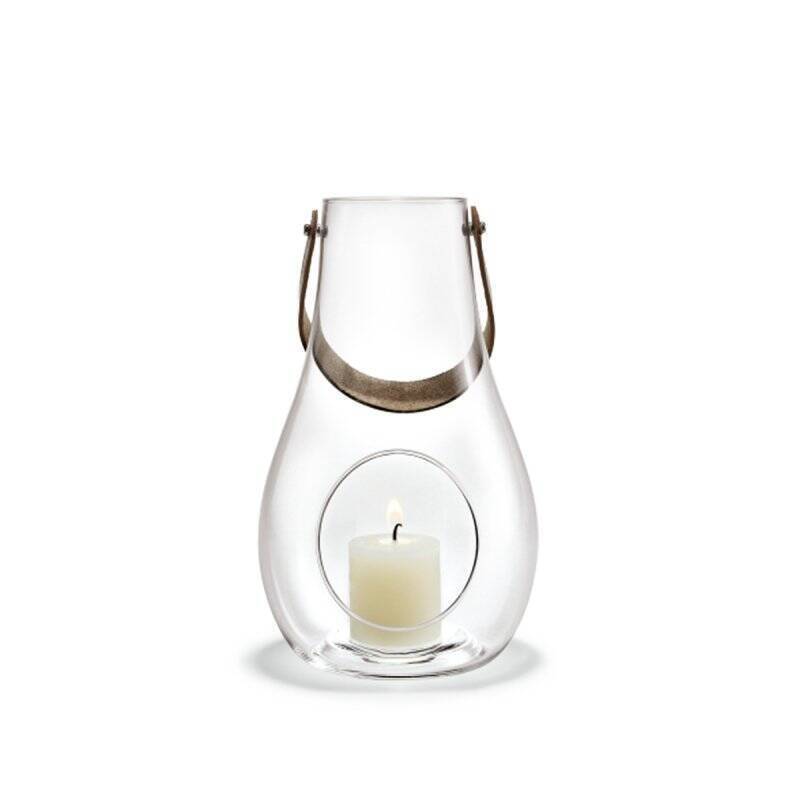 Holmegaard - Design With Light Lantern 24,8 cm - Clear (4343501)