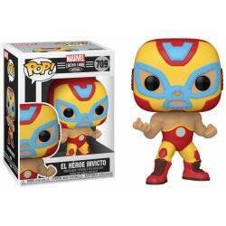 MARVEL - Bobble Head POP N° 709 - Lucha Libre Iron Man