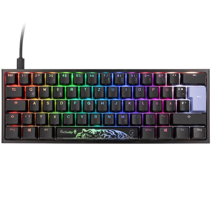 Ducky One 2 Pro Mini Gaming Tastatur, RGB LED - Kailh Red