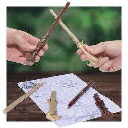 HARRY POTTER - Baguette d'Harry & de Voldemort - Set de 2 stylos