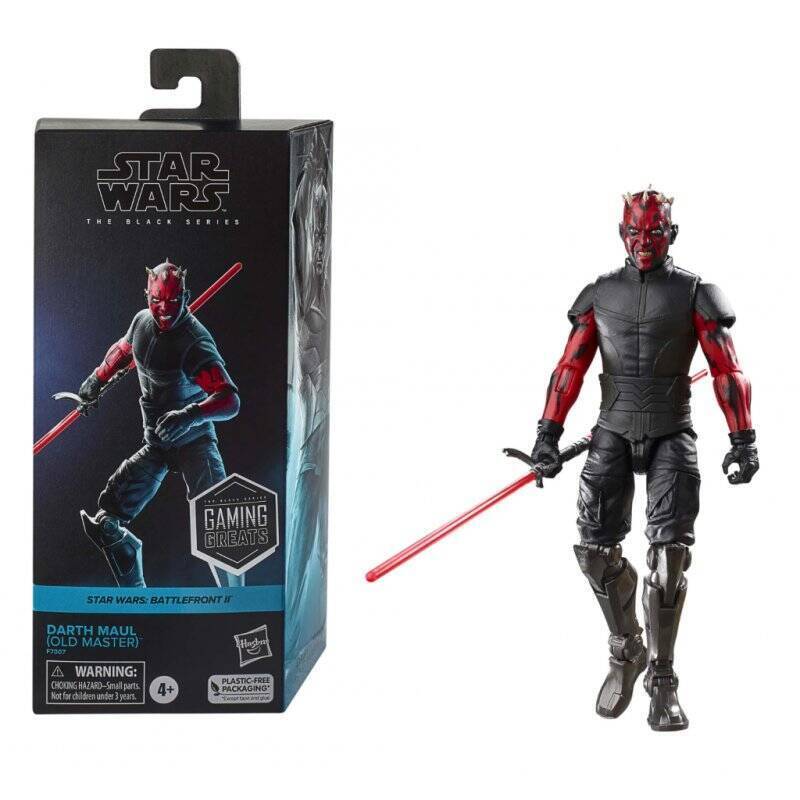 STAR WARS - Dark Maul (Vieux Maitre) - Figurine Black Series 15cm